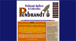 Desktop Screenshot of penbrandtprehistoricartifacts.com